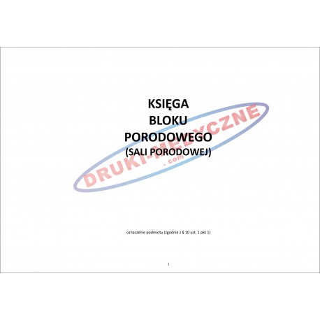 Księga Bloku Porodowego