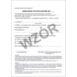 ORZECZENIE PSYCHOLOGICZNE DLA KIEROWCÓW - NOWE DZ. U. 2023 r. poz. 622