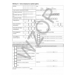 Karta statystyczna szpitala ogólna